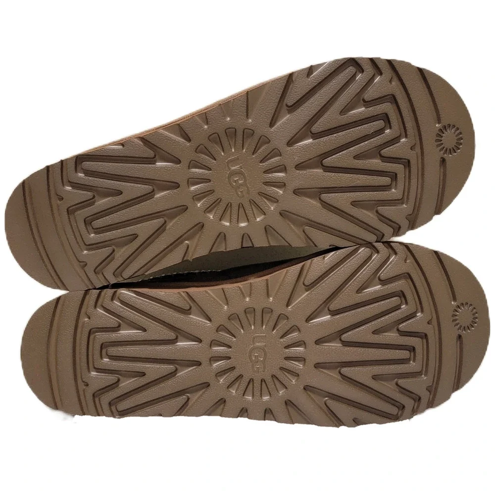UGG Men Tasman Baxter Slip On Clog Comfort Slippers Size US 8 Chestnut Brown